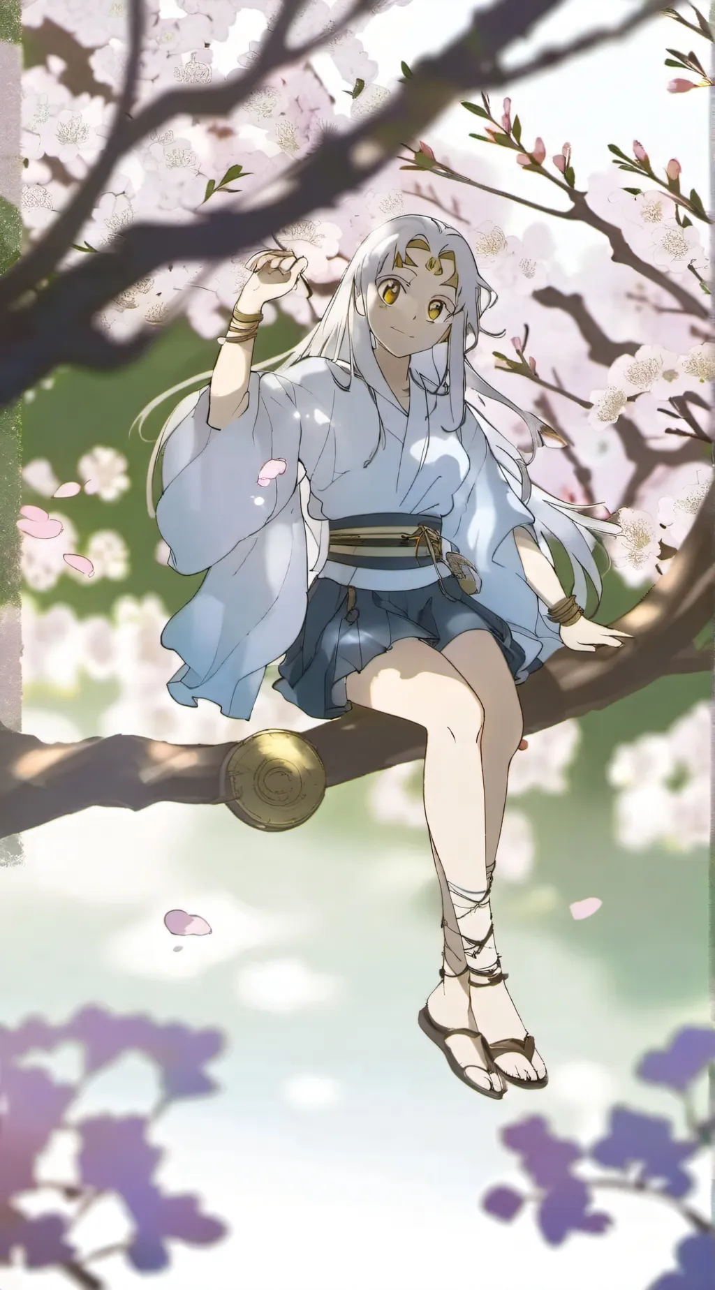 ai character: demon Slayer sleep background