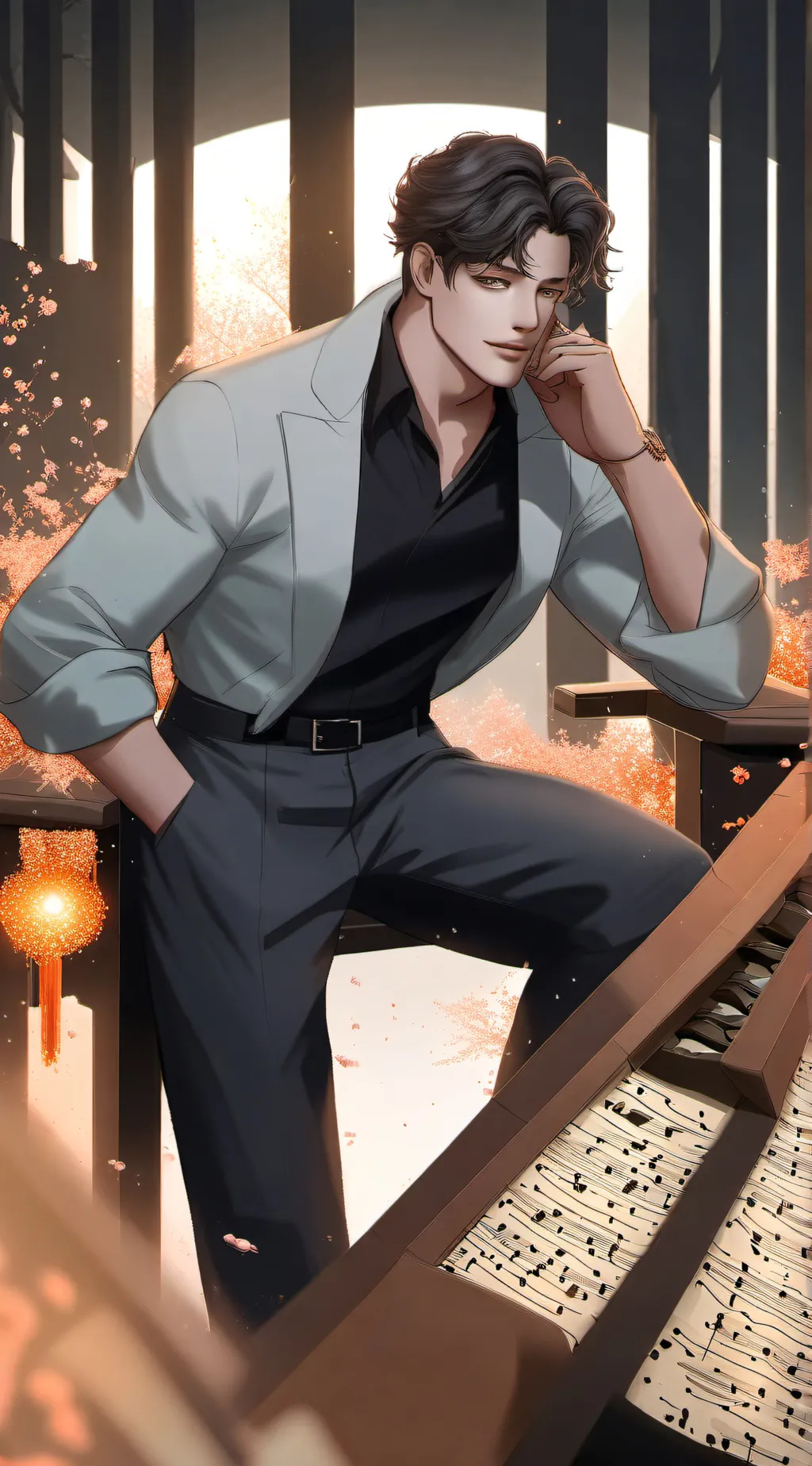 ai character: ray background