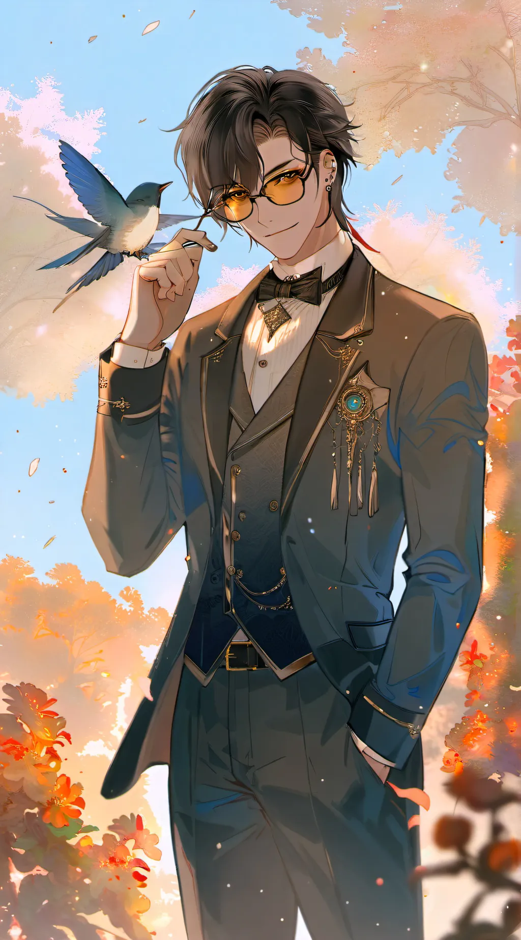 ai character: KEN SATO background