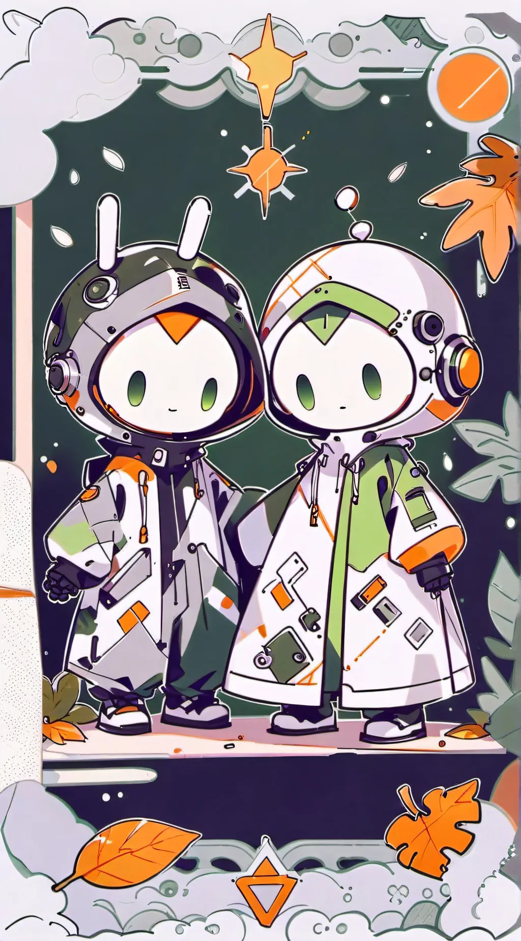 ai character: Pw X rw  background