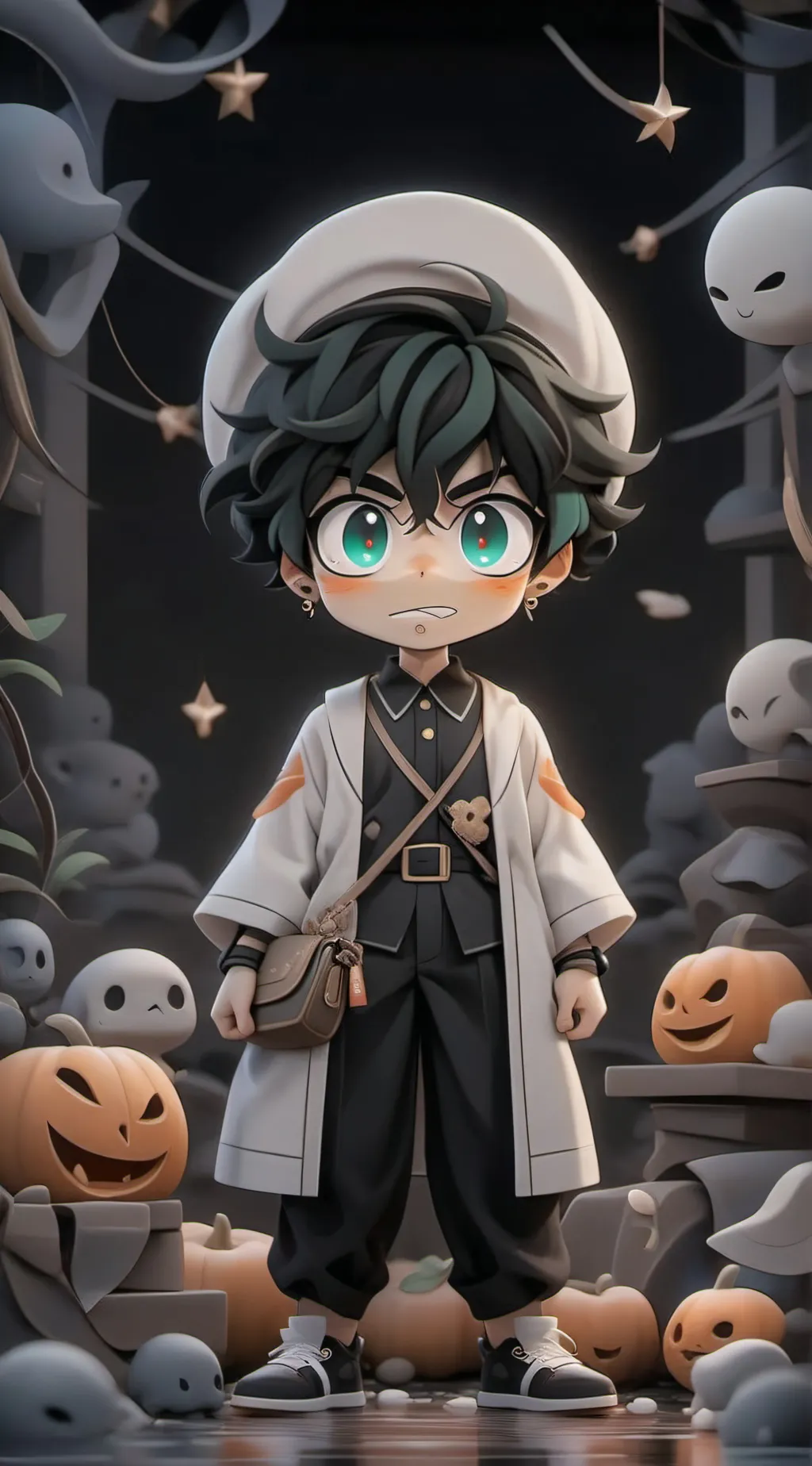 ai character: ITS DEKU  background