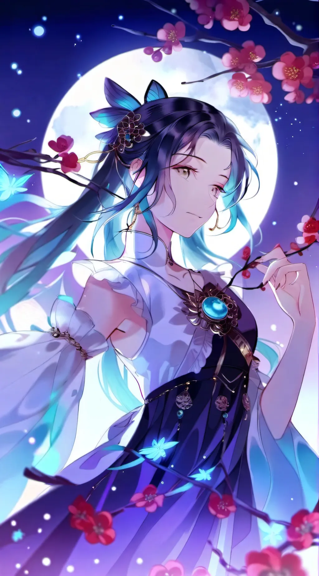 ai character: Shinobu  background