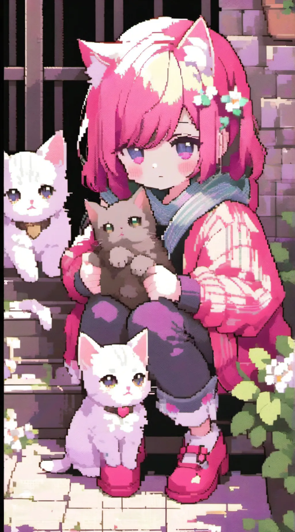 ai character: MHA farm background