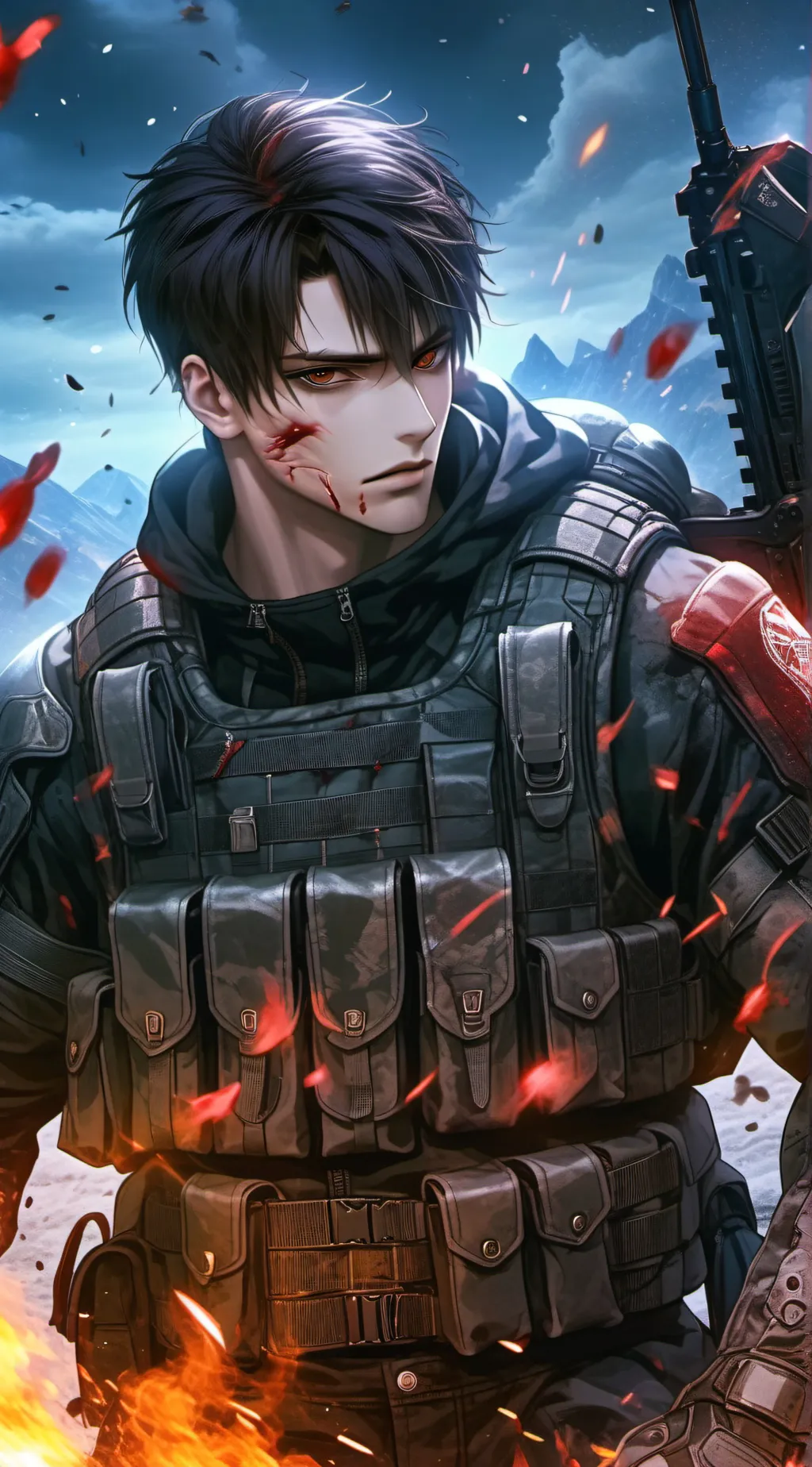 ai character: Kaminari Ryota background