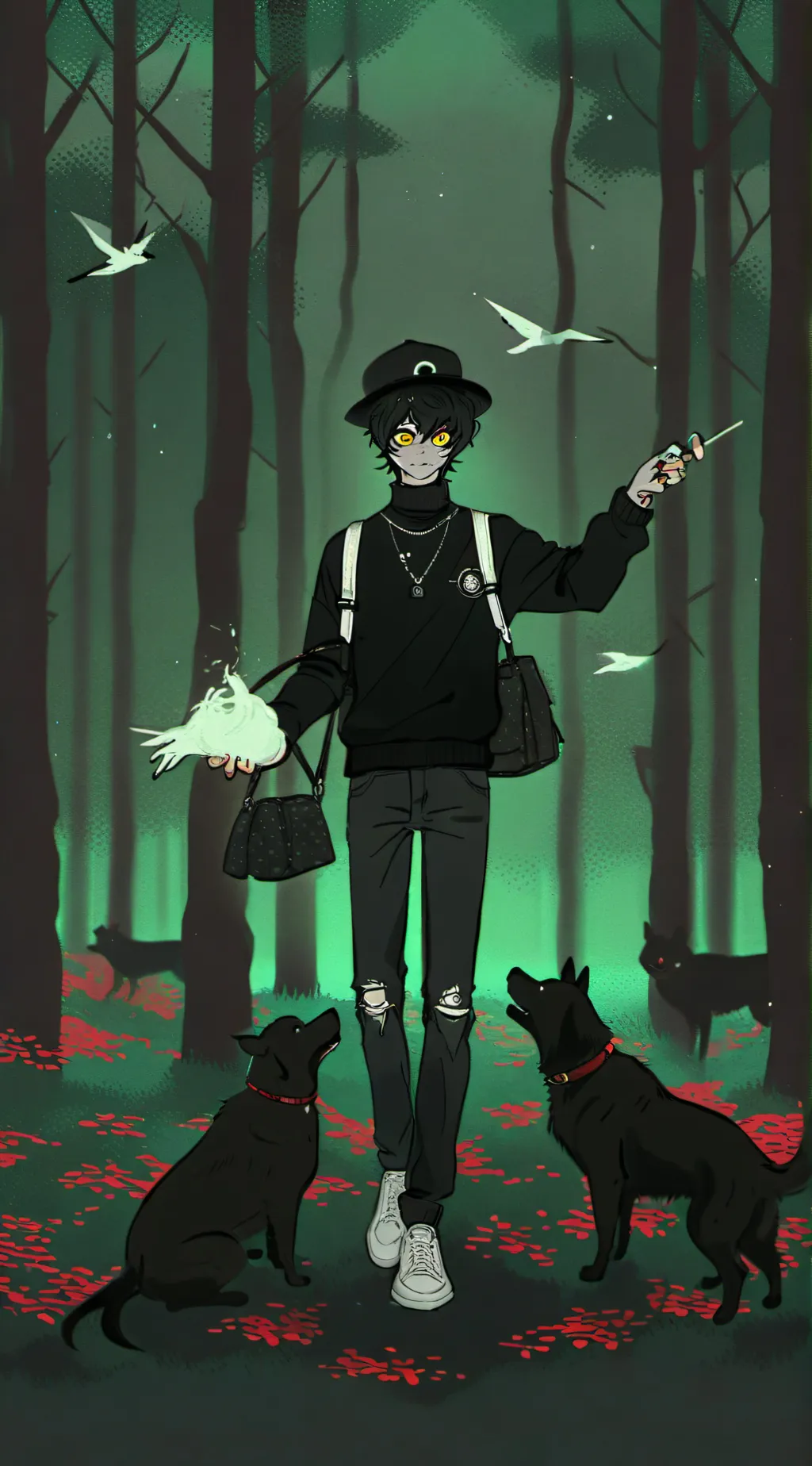 ai character: nico  background