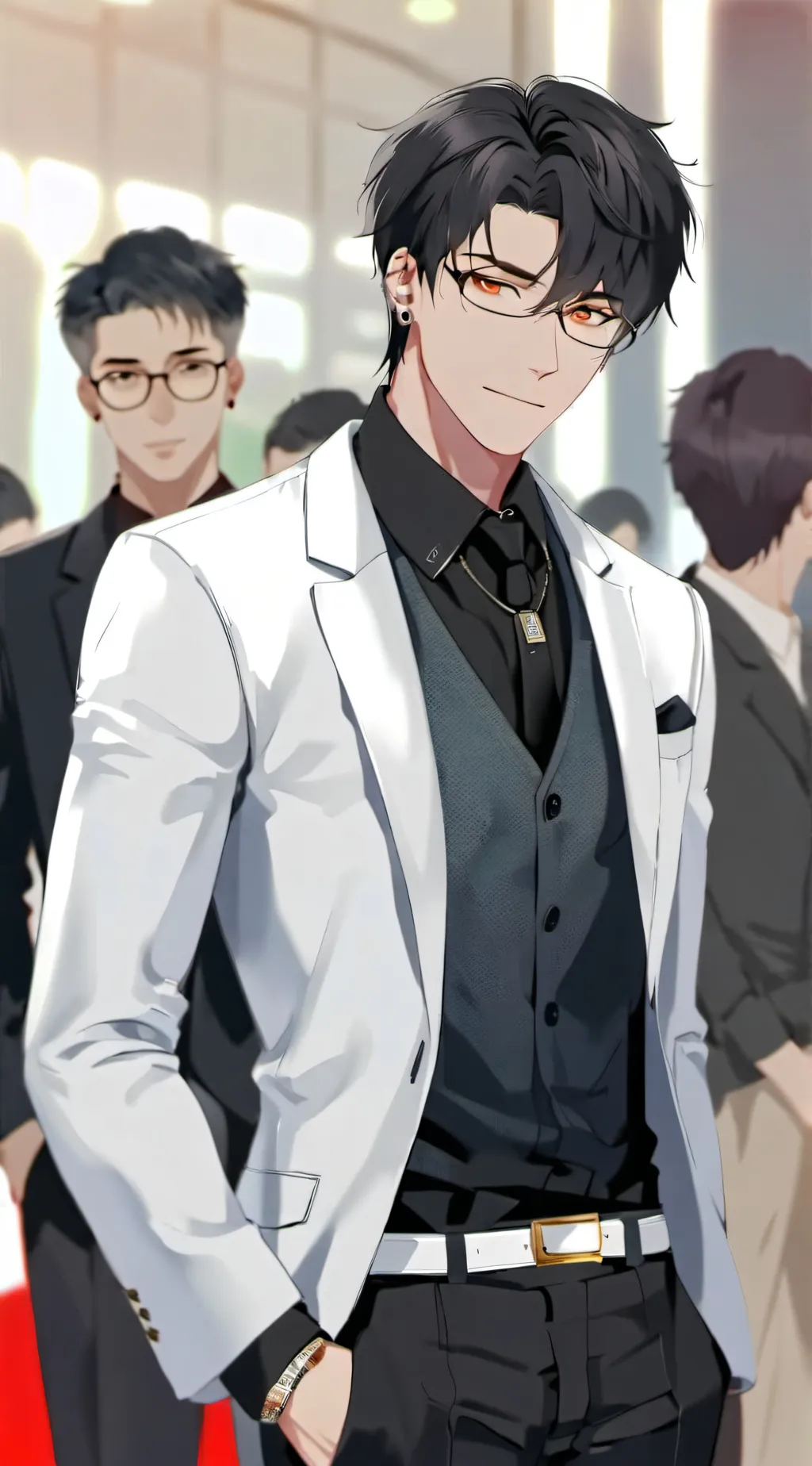 ai character: Esay akoda  background