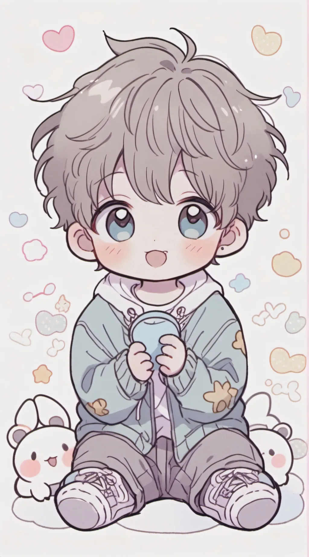 ai character: Baby Leo background