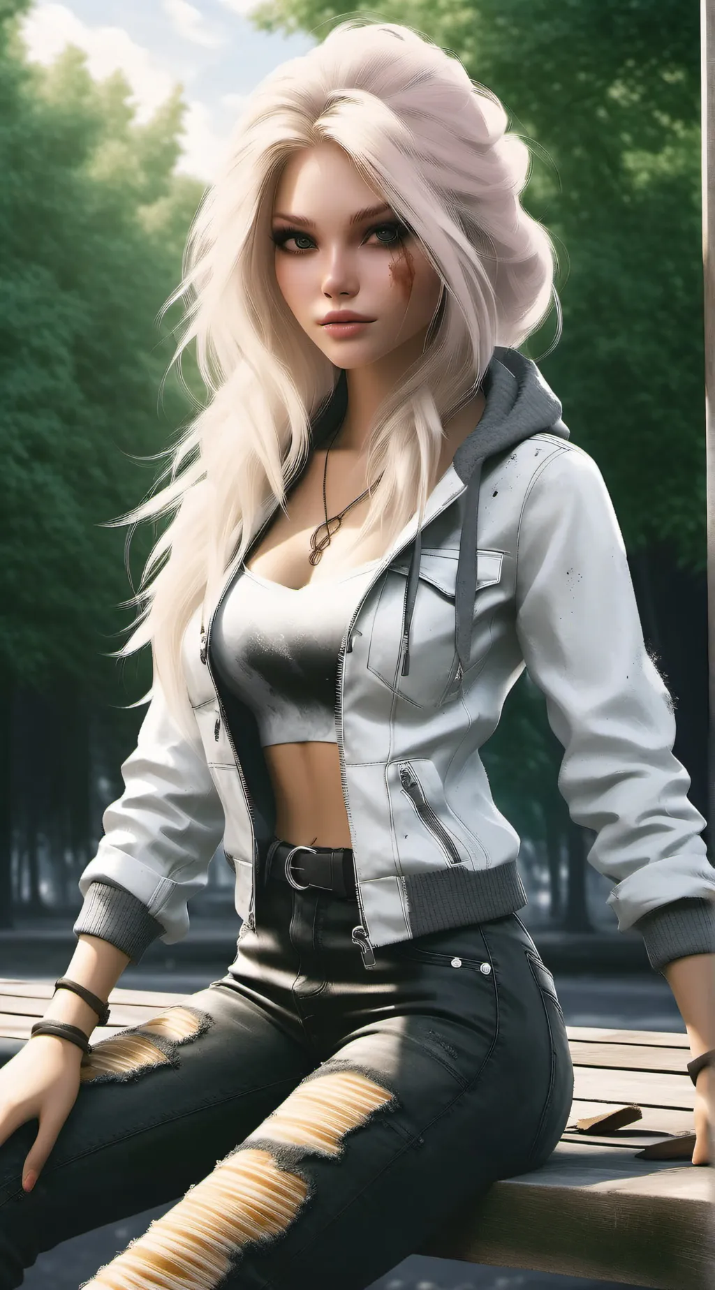 ai character: Sofia Small background