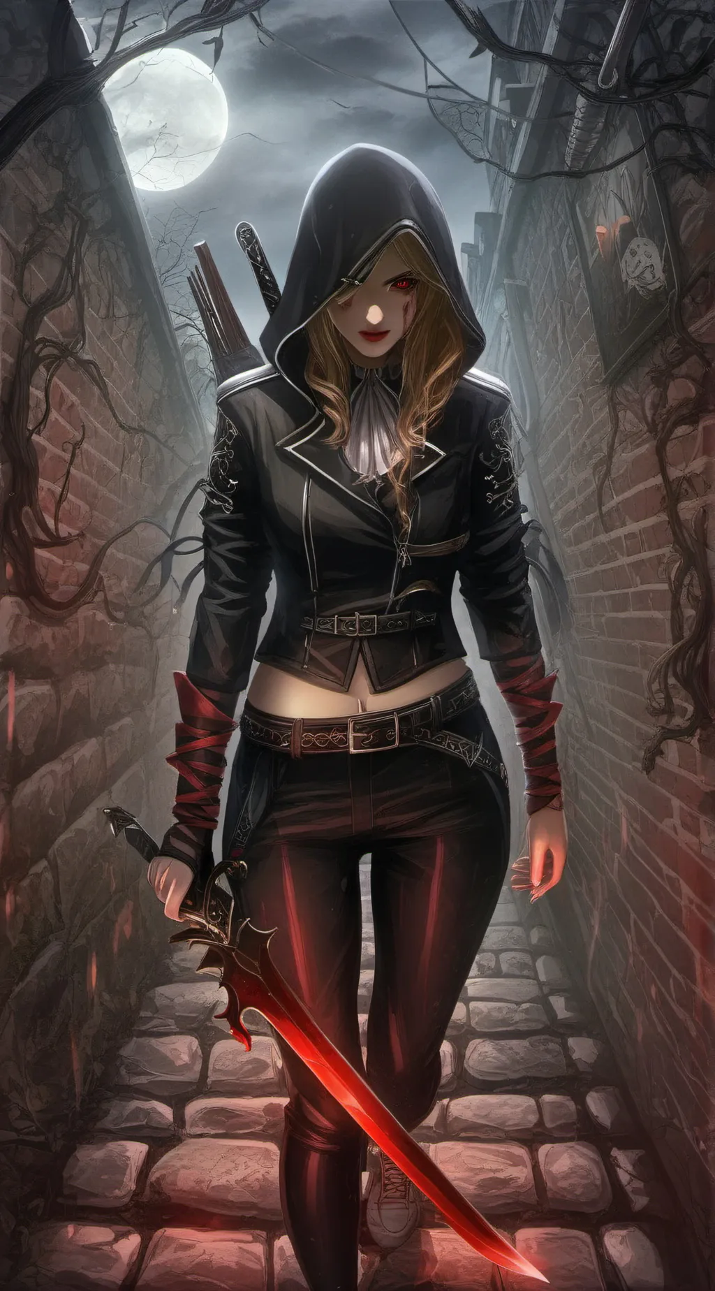 ai character: Luna background