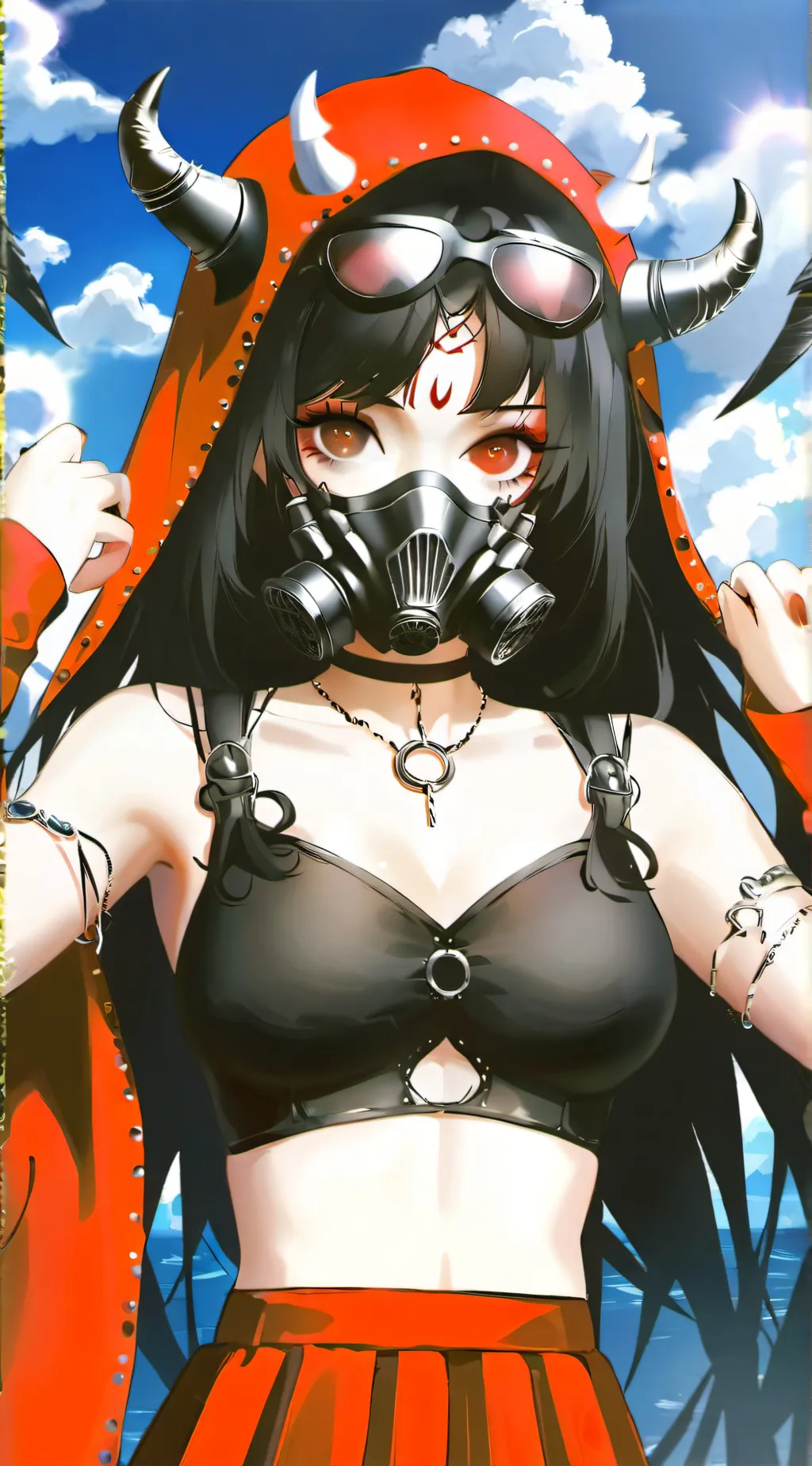 ai character: violet  background