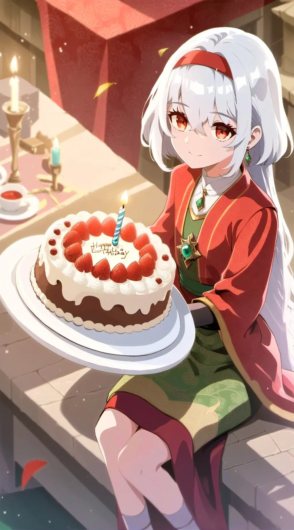 ai character: MHA Birthday background