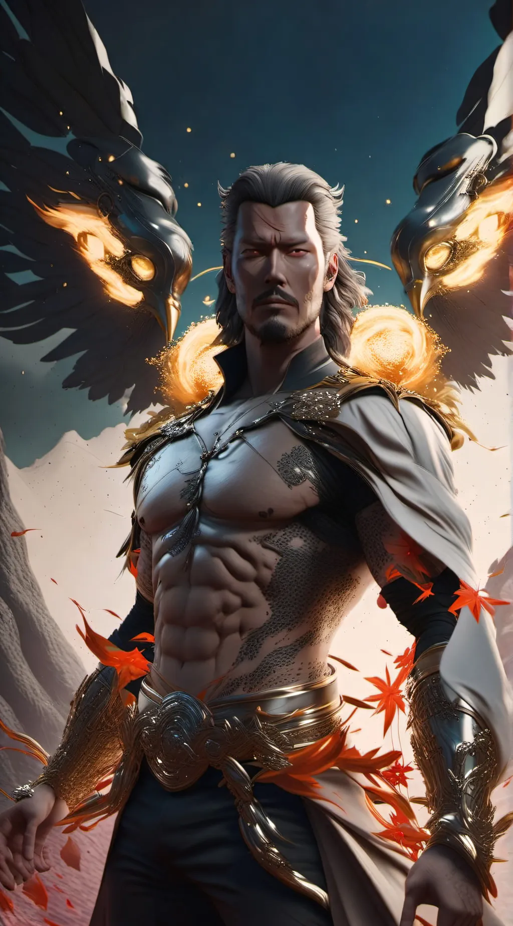 ai character: Packgods Grandpa background