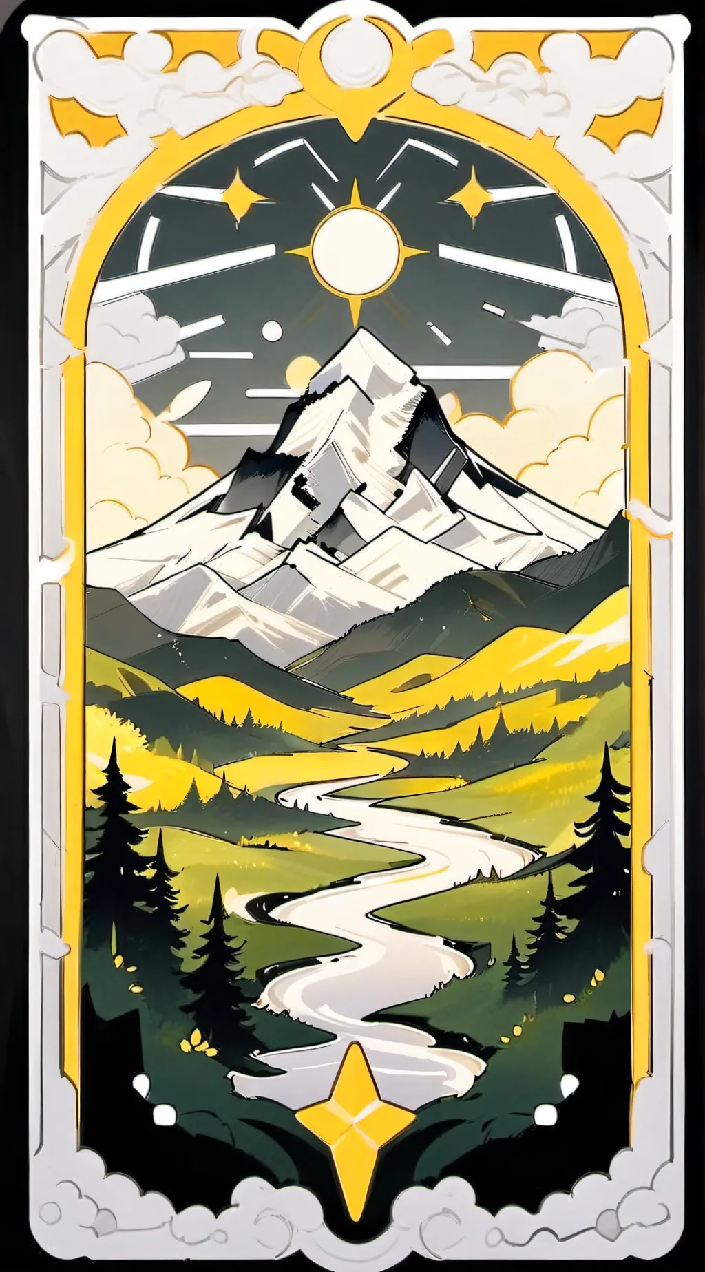 ai character: The arrows background