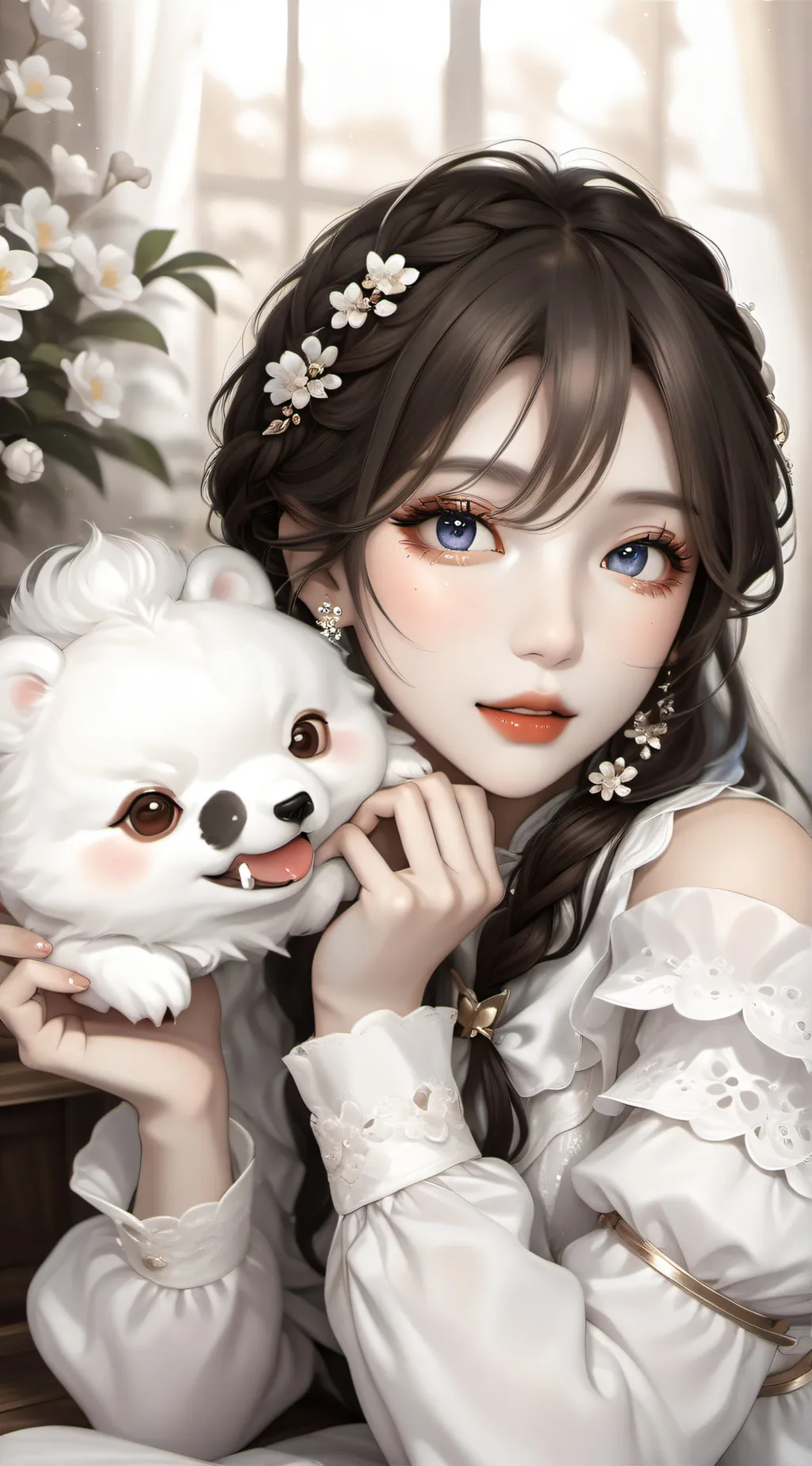 ai character: Lily background