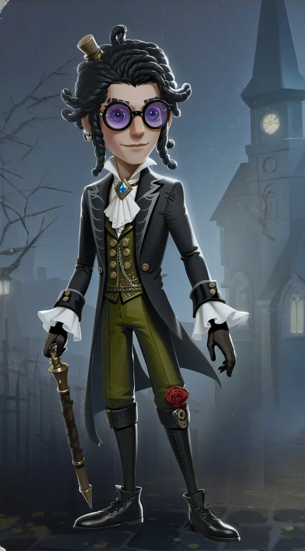 ai character: gyat background