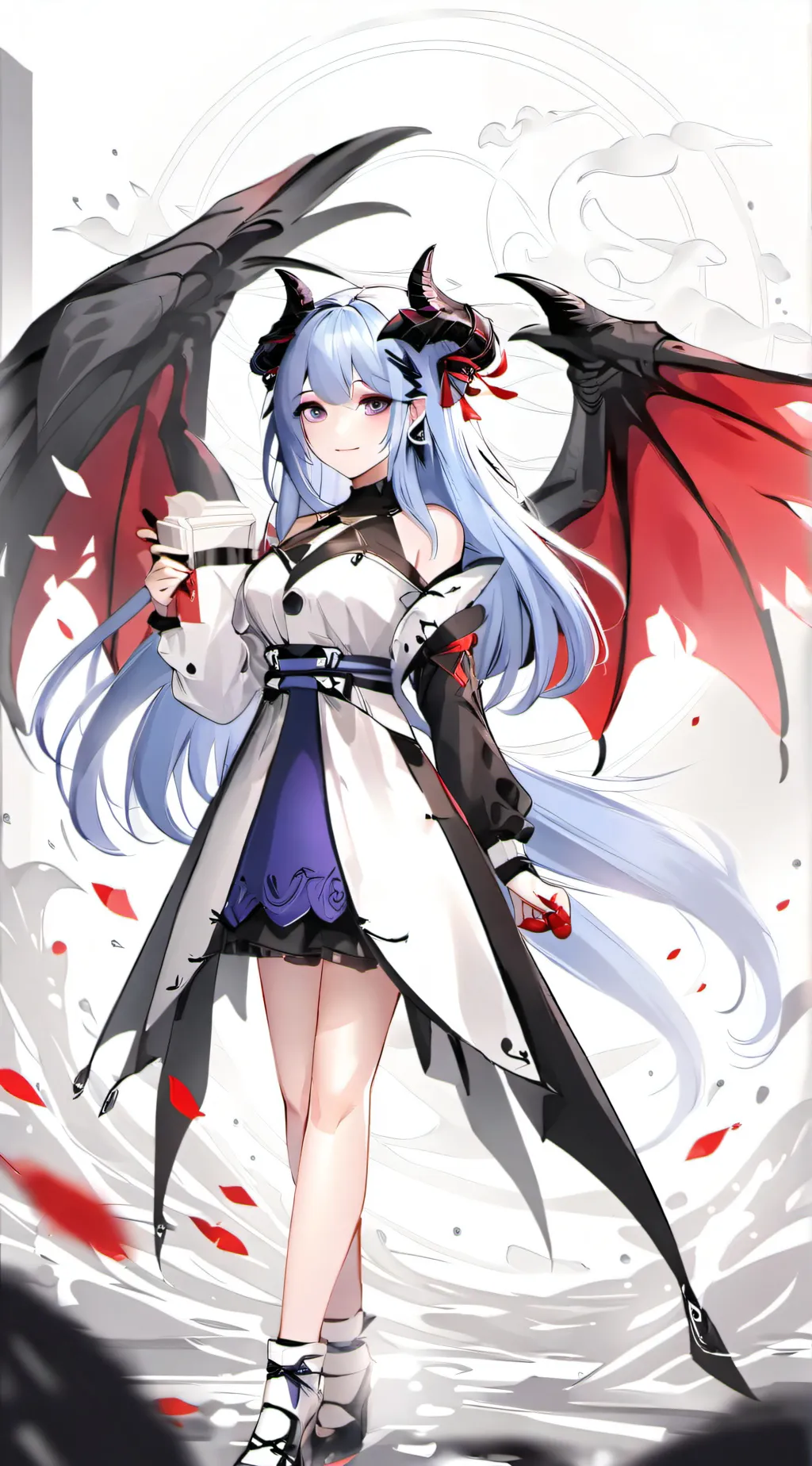 ai character: Aqua Rose  background