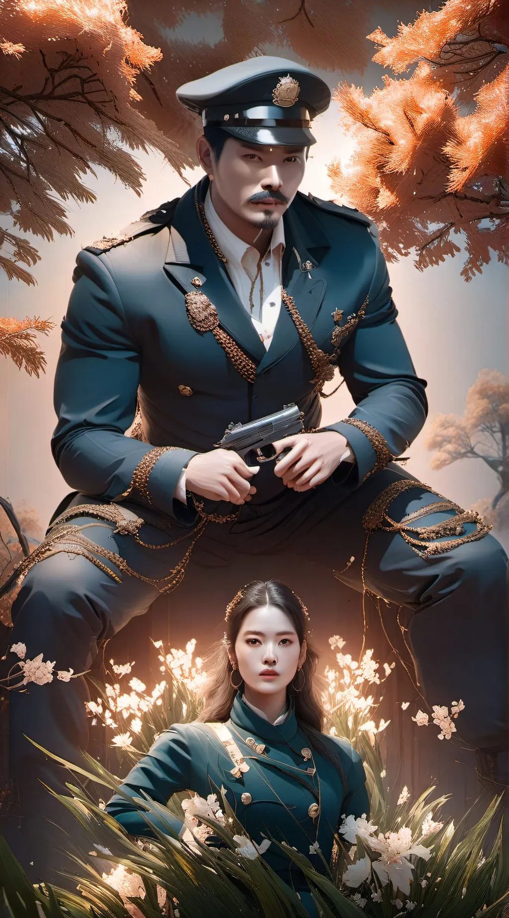 ai character: Police Boyfriend  background