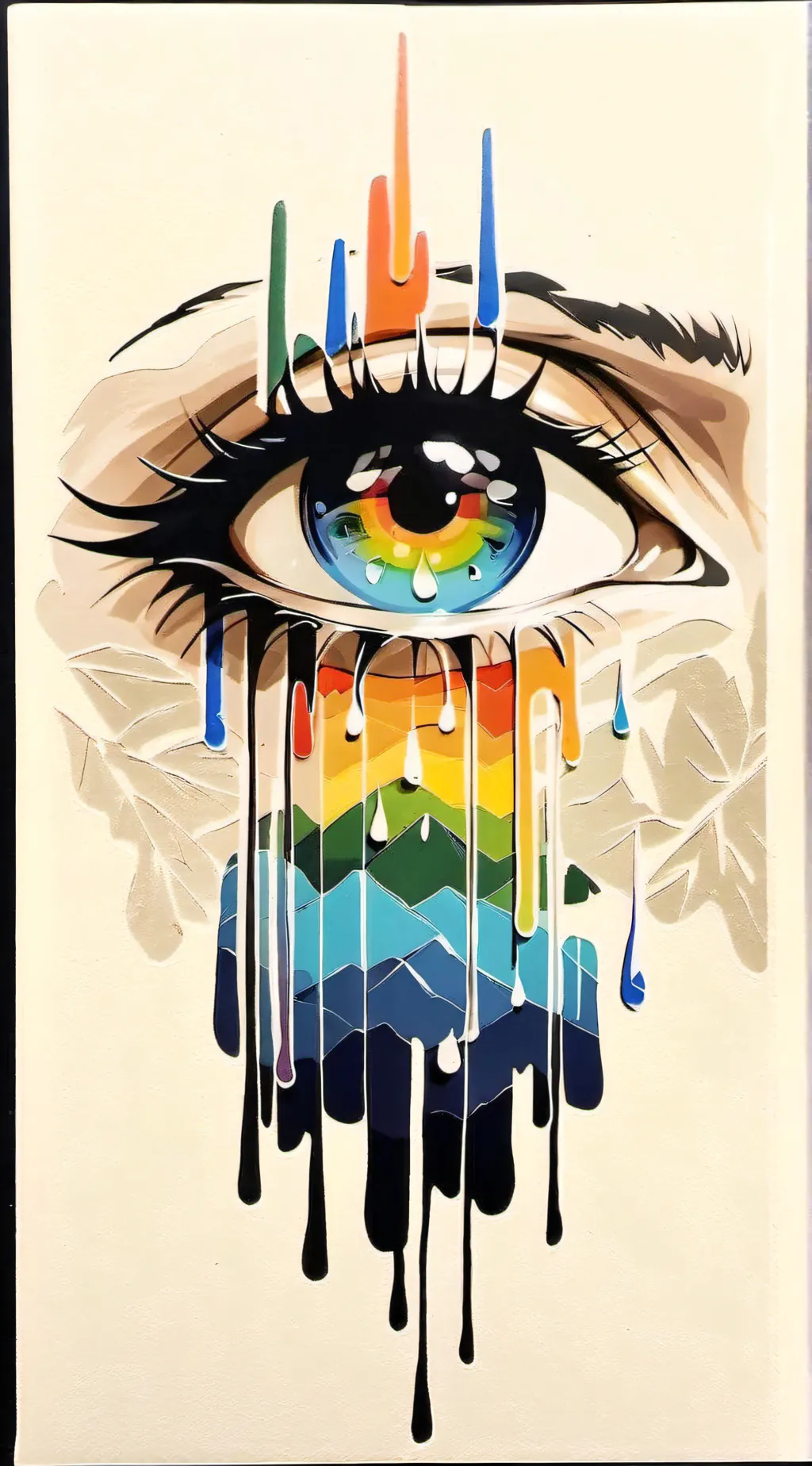 ai character: Friendly eyeball background