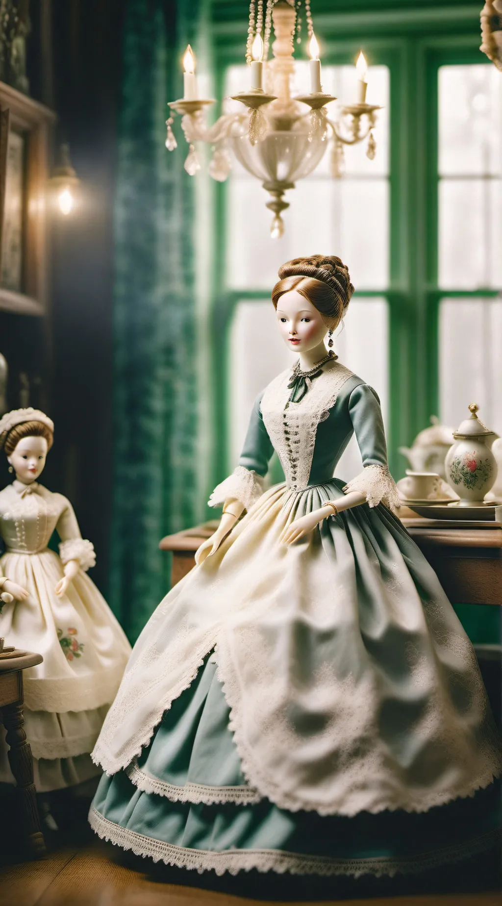 ai character: doll background