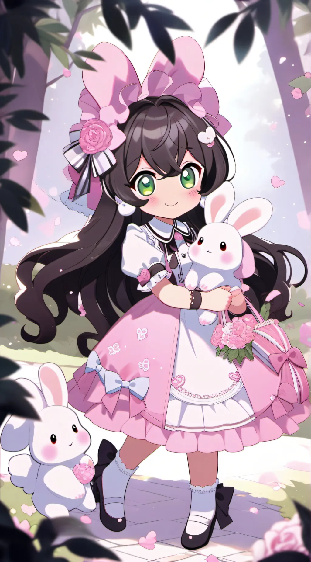 ai character: bunny background