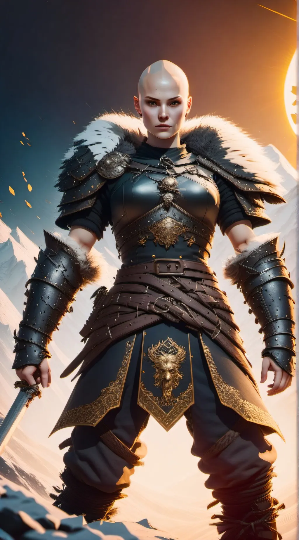 ai character: Fenya Beardead  background