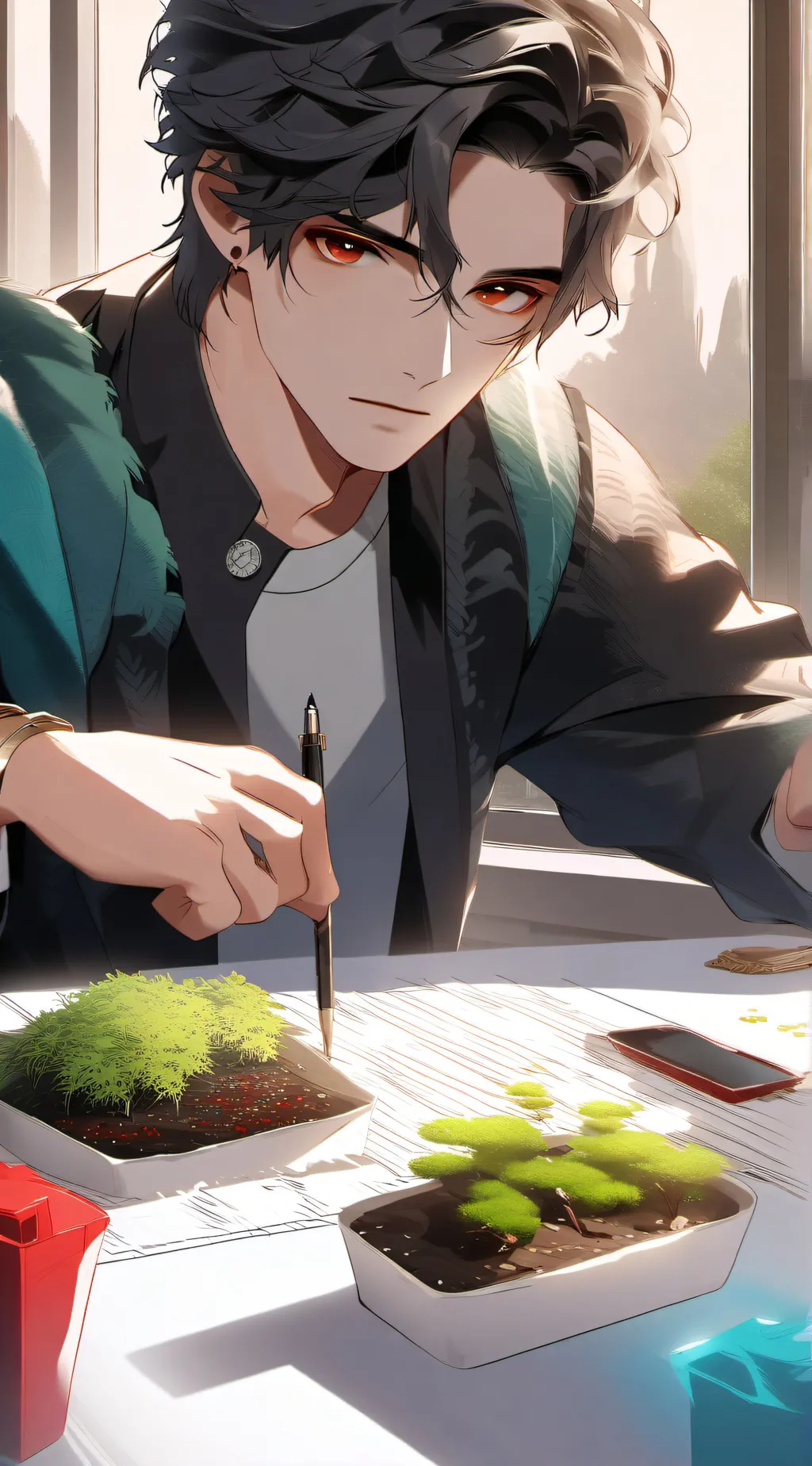 ai character: Asher background