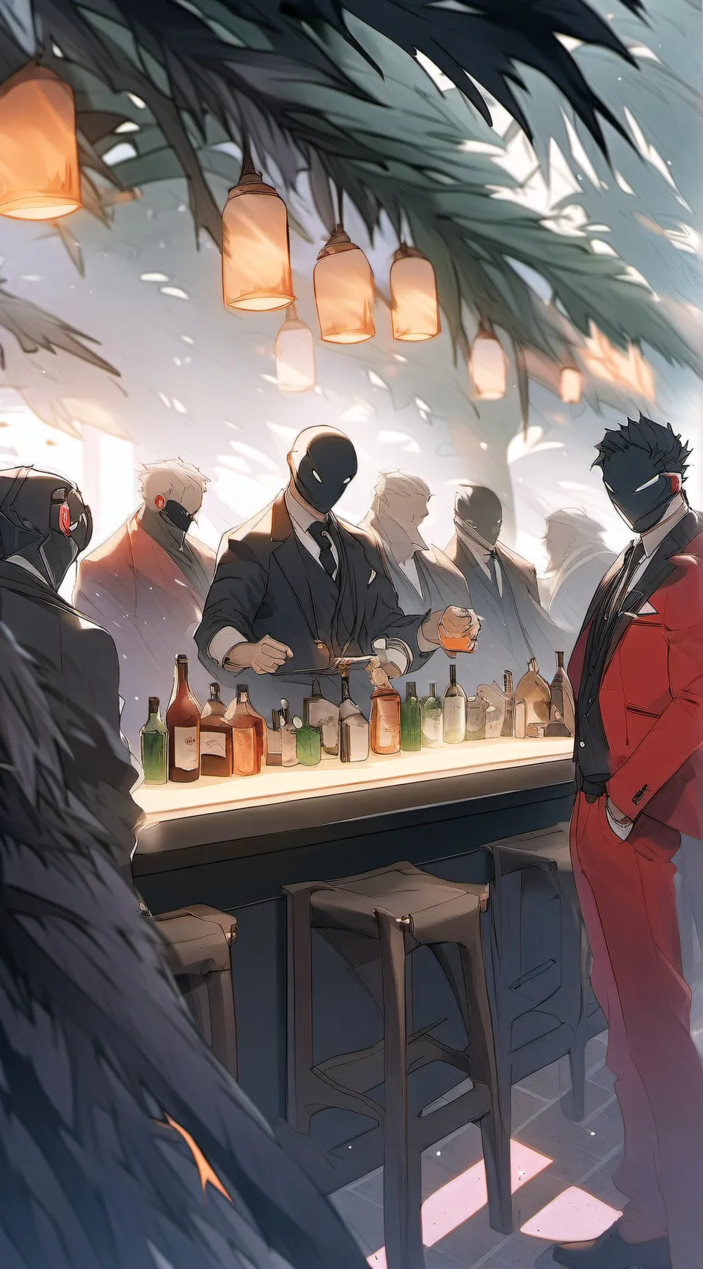 ai character: The agency. background