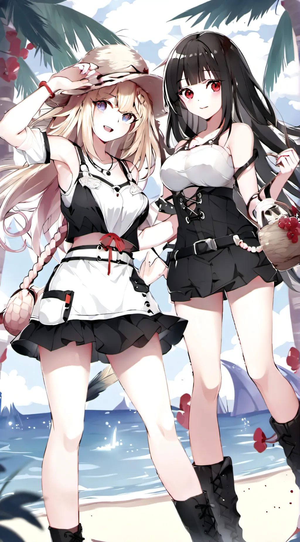 ai character: chloe,sophie background