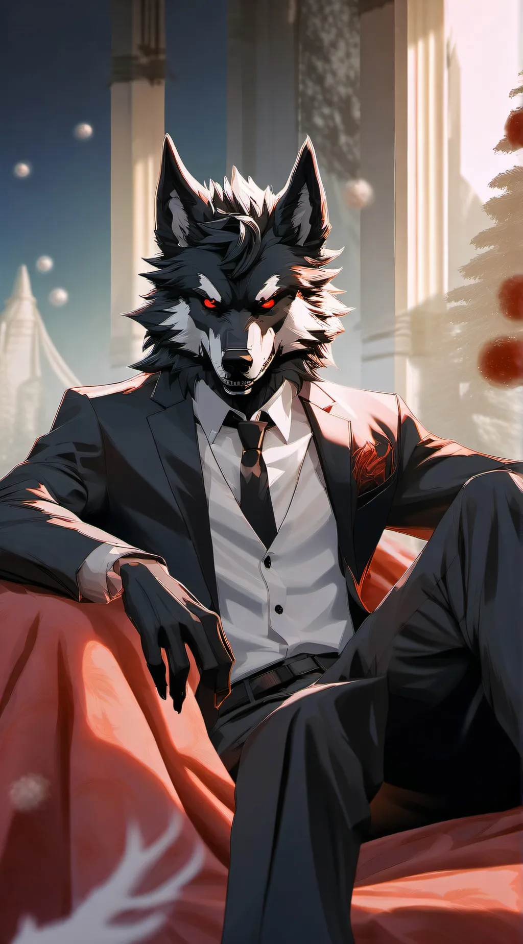 ai character: Death The Wolf background