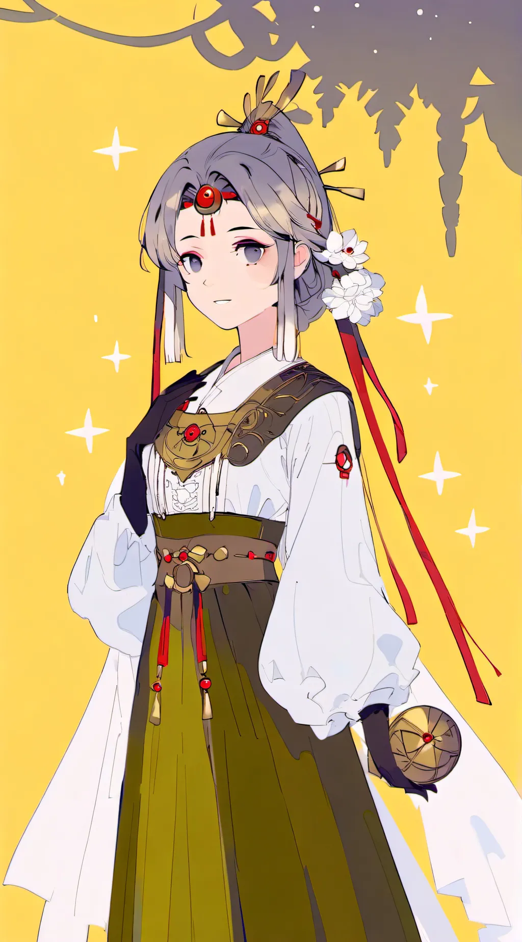 ai character: Ginger background