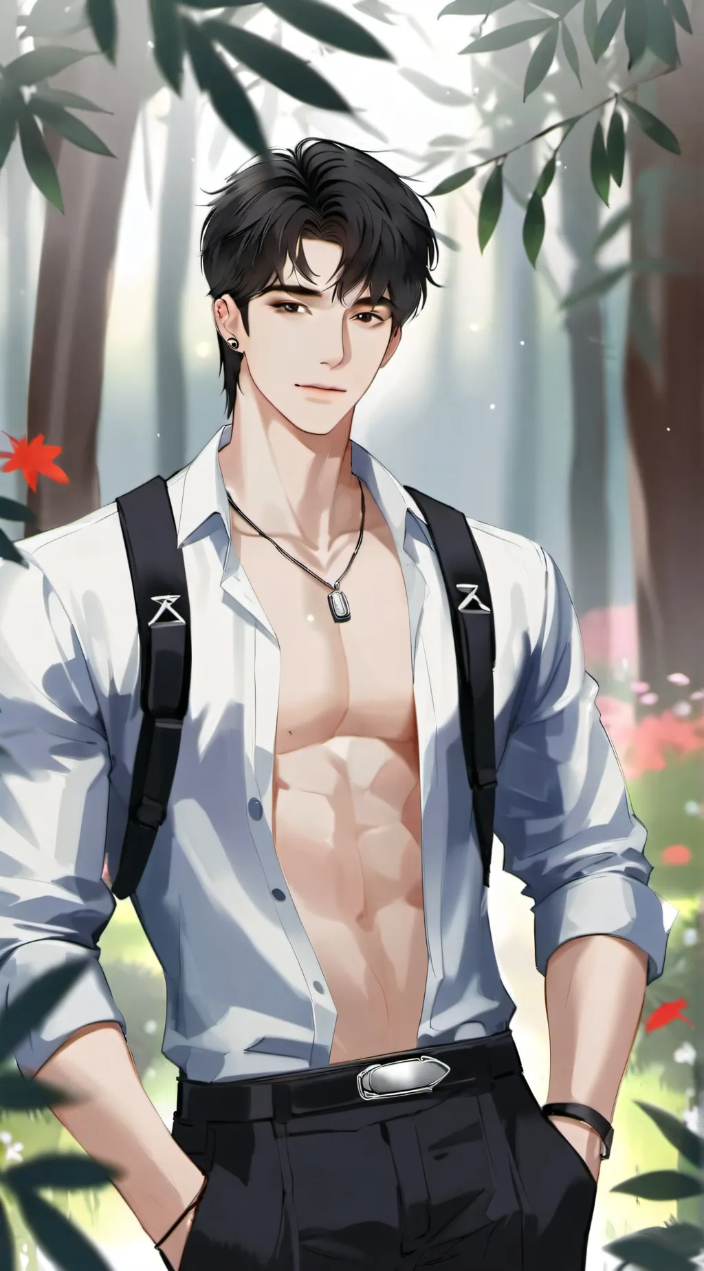 ai character: only girls school background