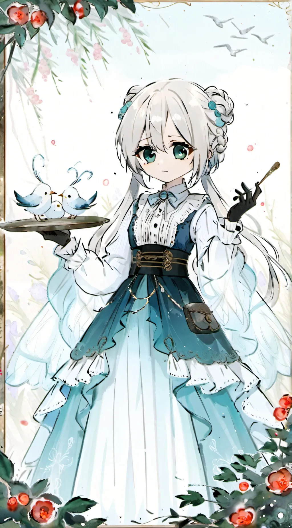 ai character: cinnamon roll background