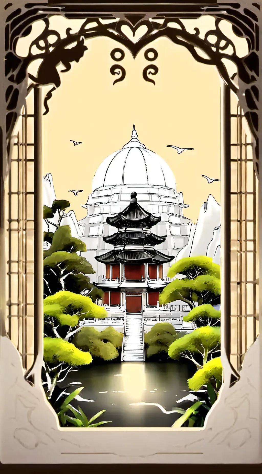 ai character: Zoo background