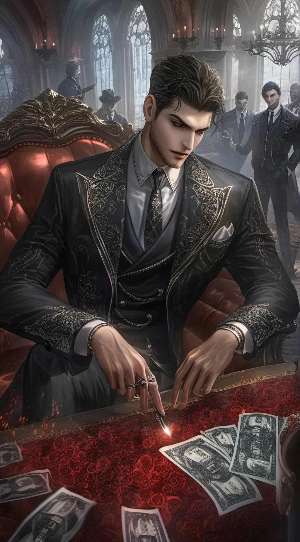 ai character: Leo background