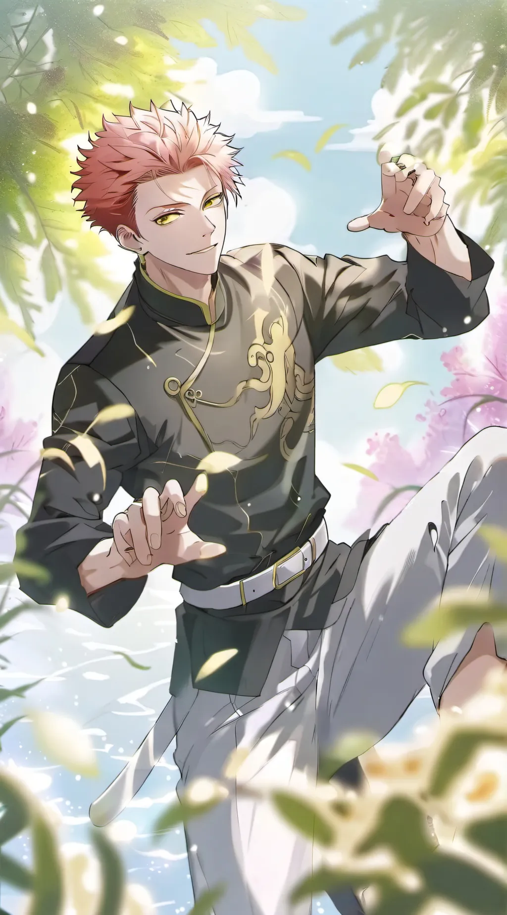 ai character: Sukuna background