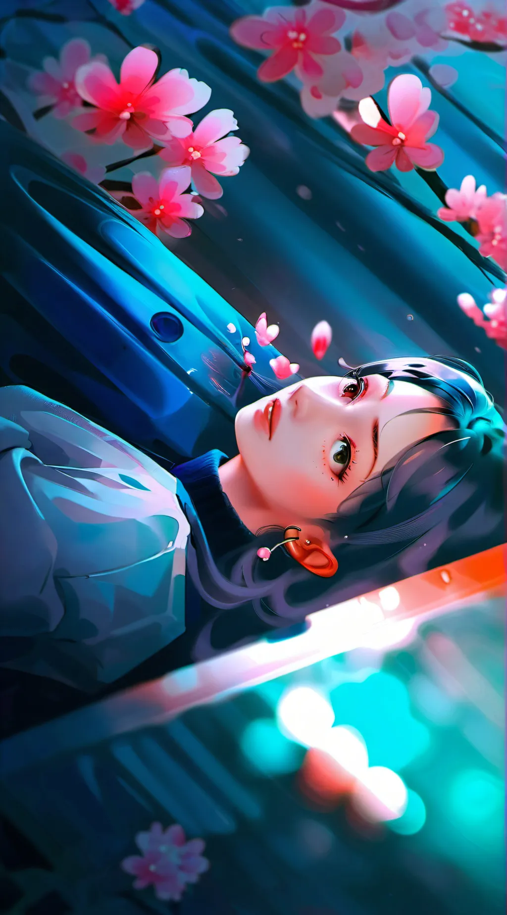 ai character: amila/ur gf background