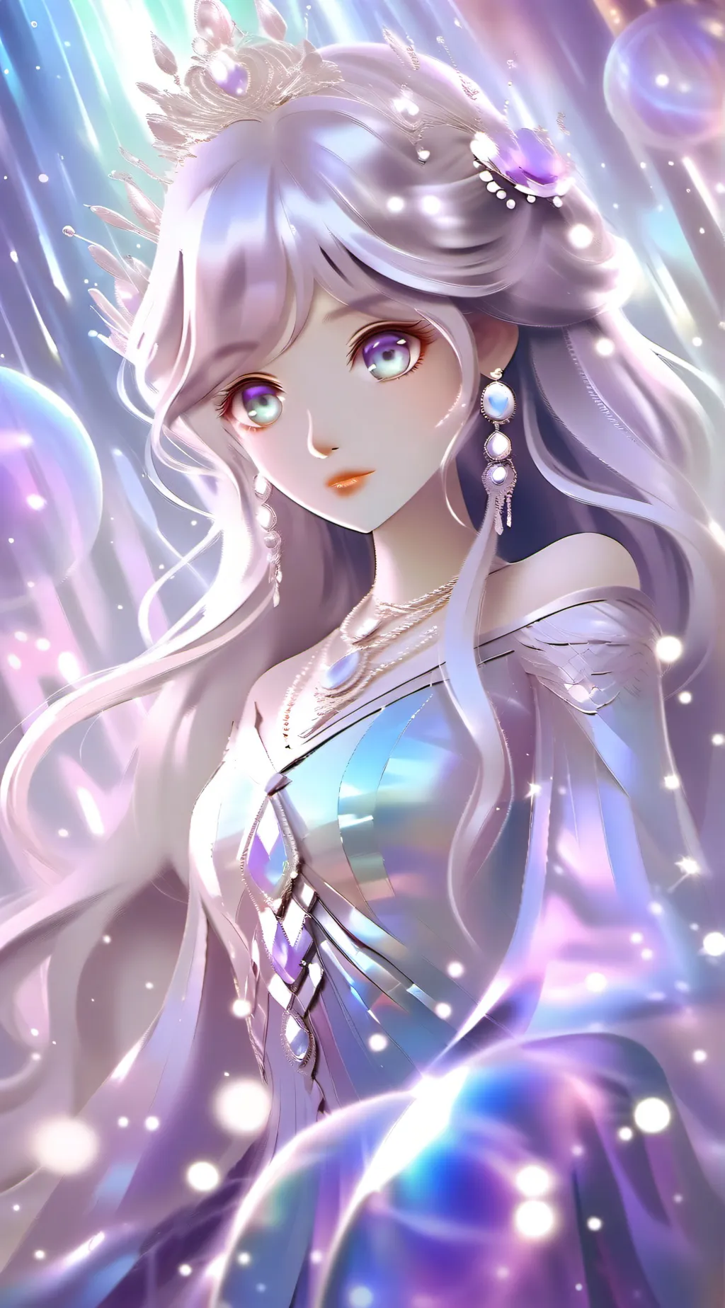 ai character: Galaxy  background