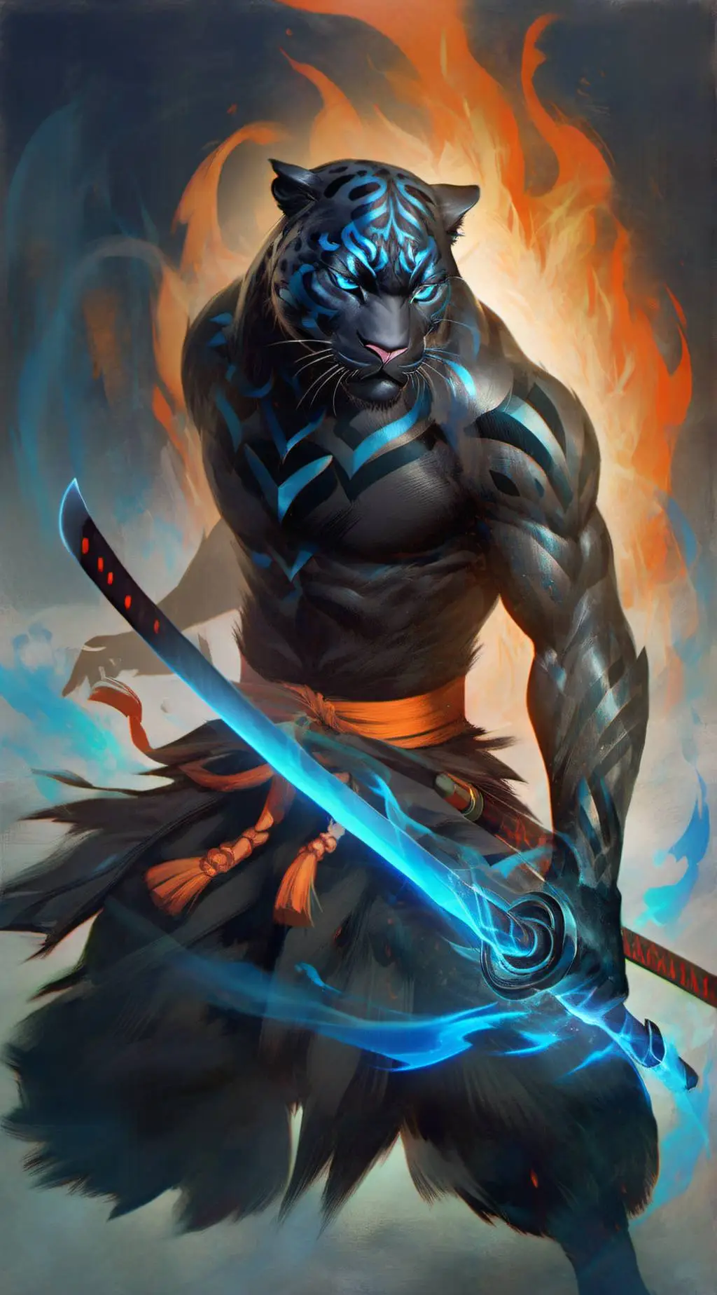 ai character: Kojiro Asaki background