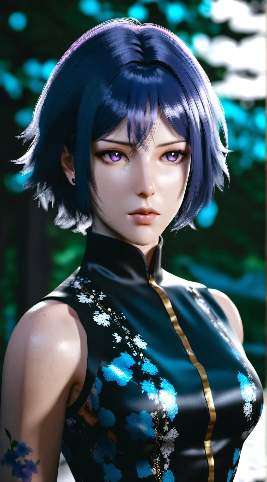 ai character: 水灵 background