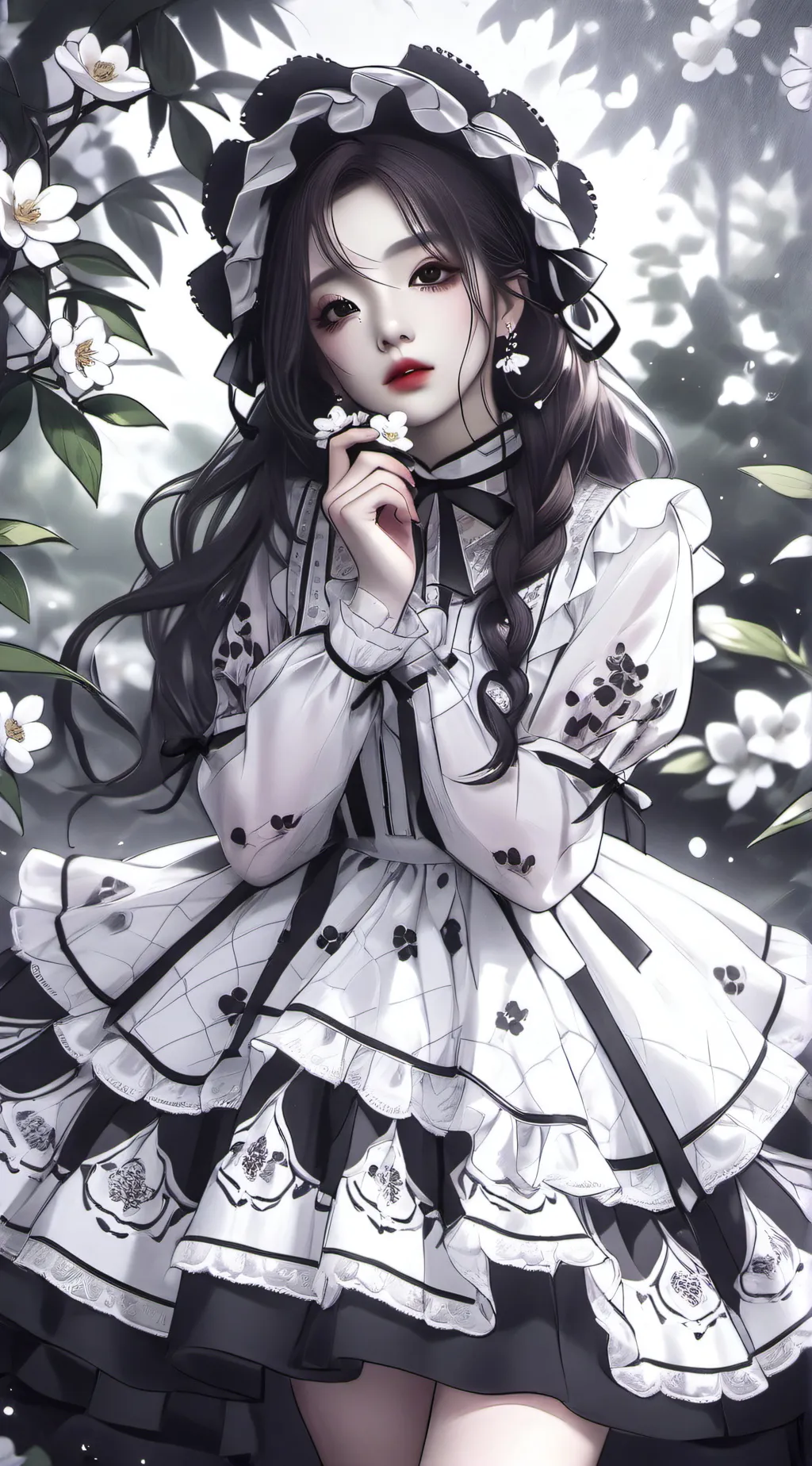 ai character: JIsoo background