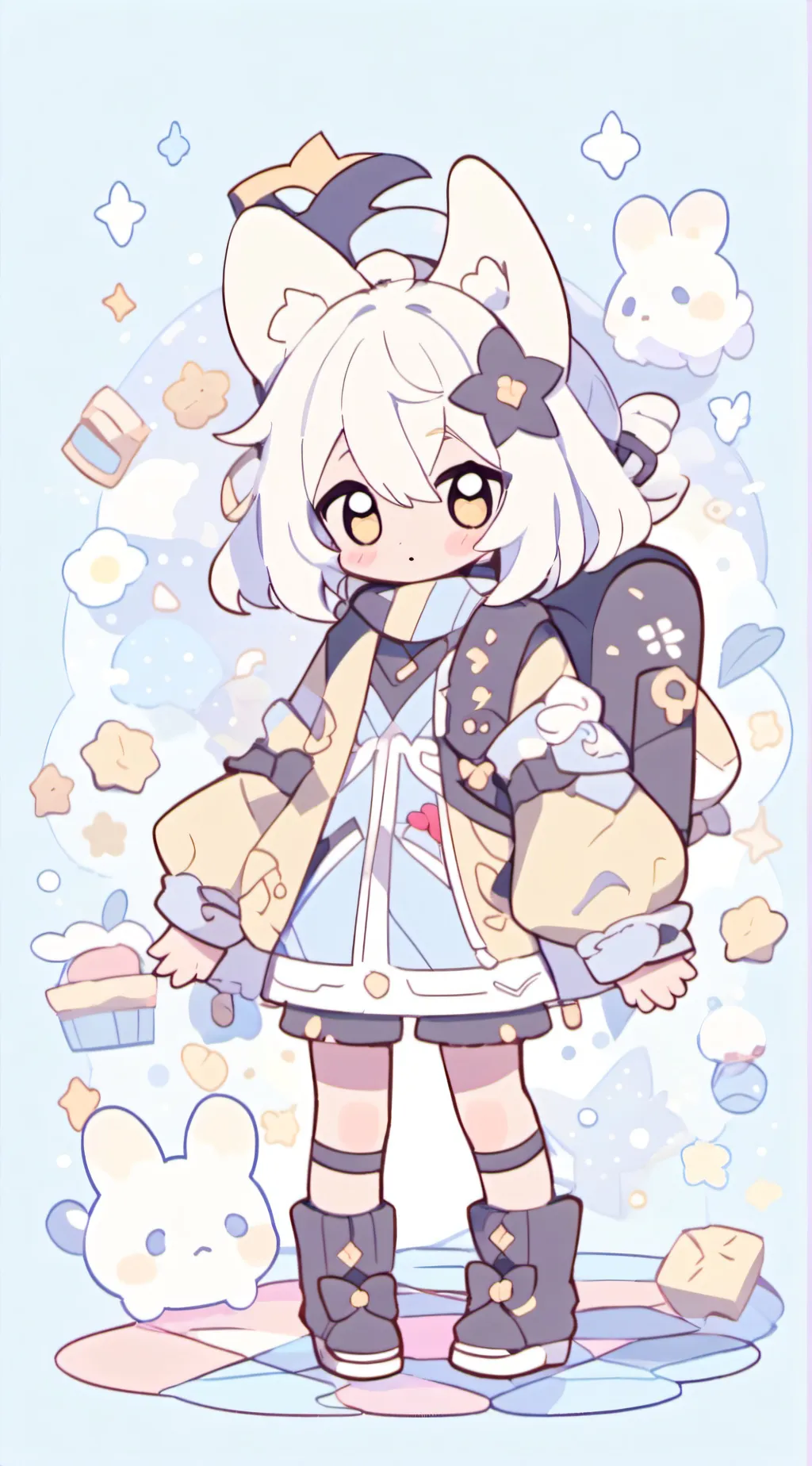 ai character: MHA AU background