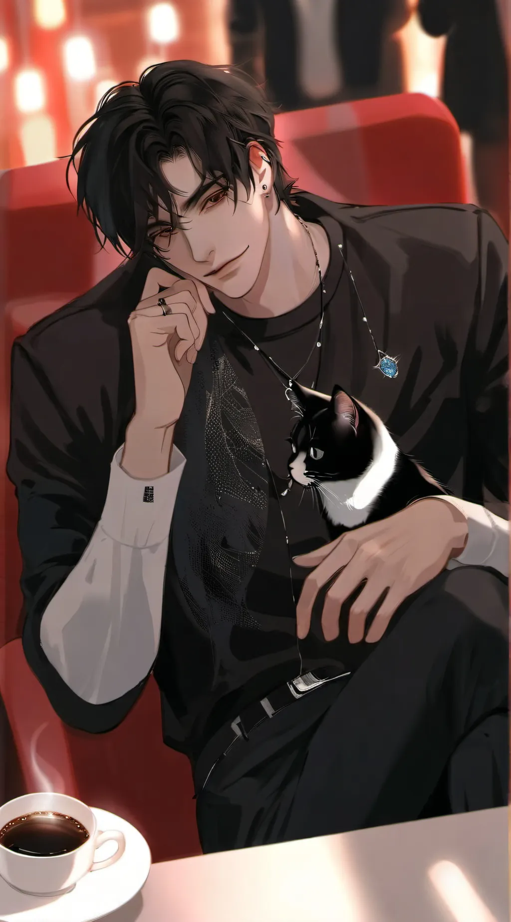 ai character: Max background