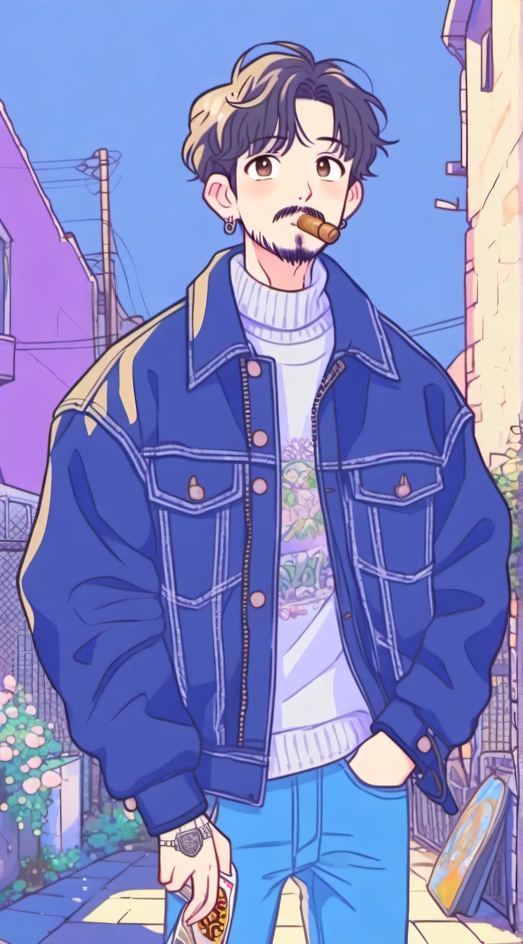 ai character: Jackson Dean  background