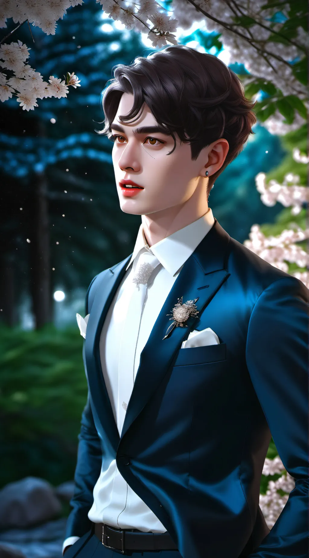 ai character: Tom Riddle  background