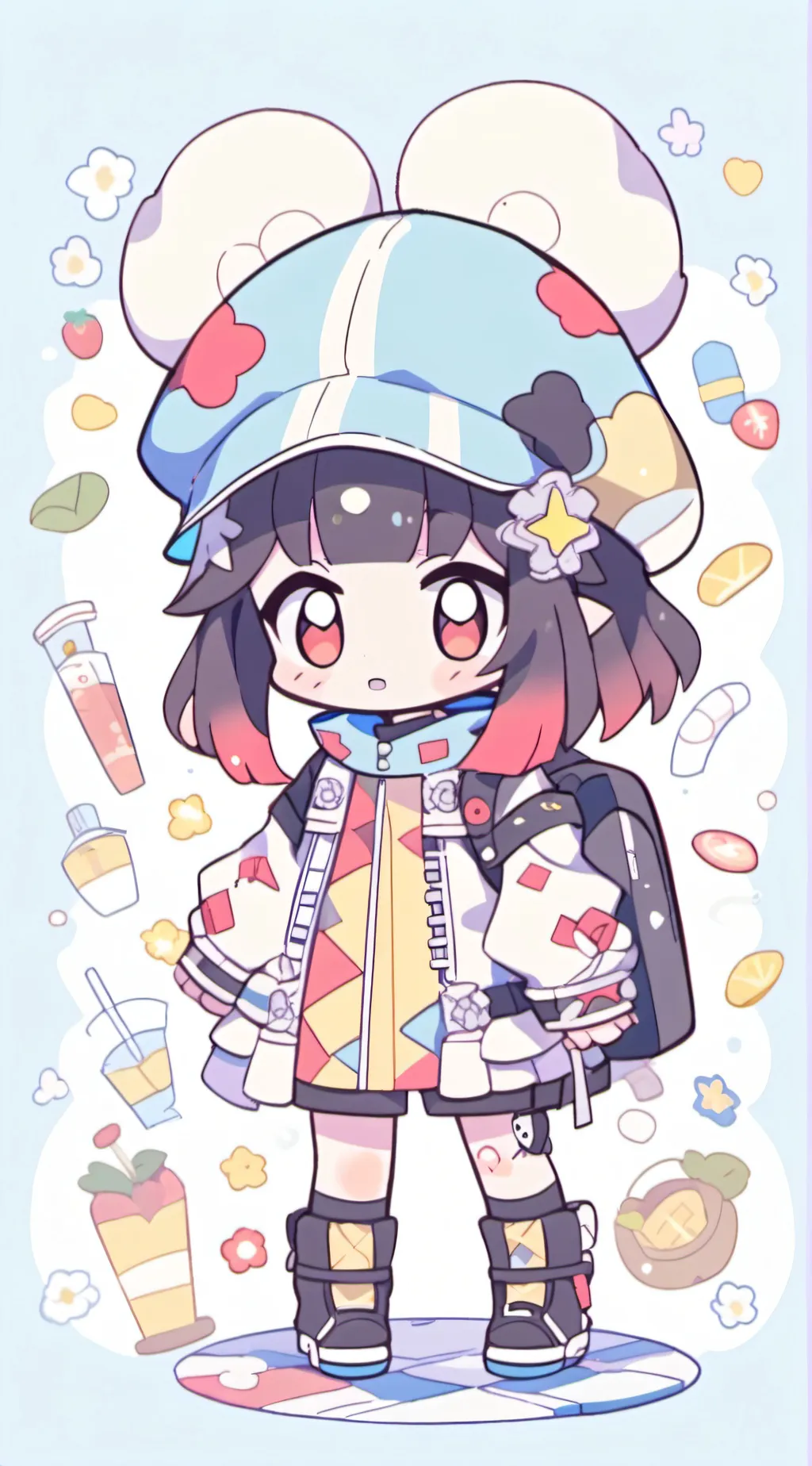 ai character: 1-A group chat  background