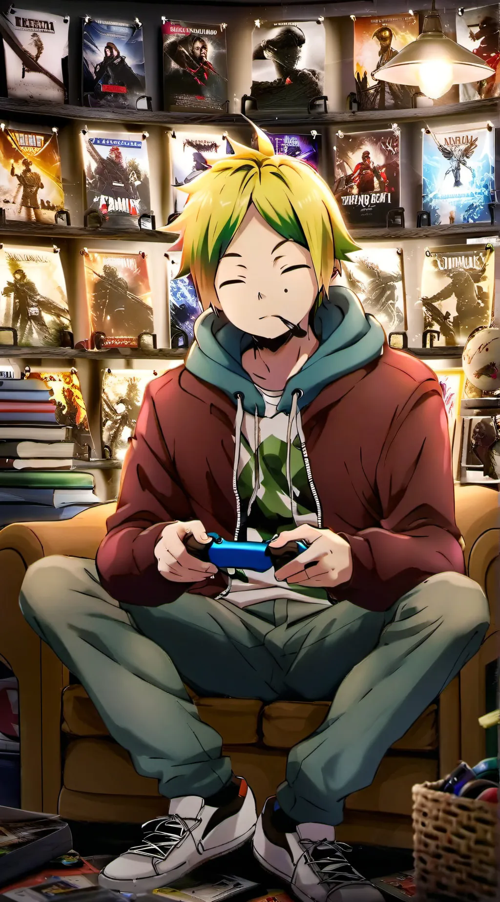 ai character: Kenma Kozume background