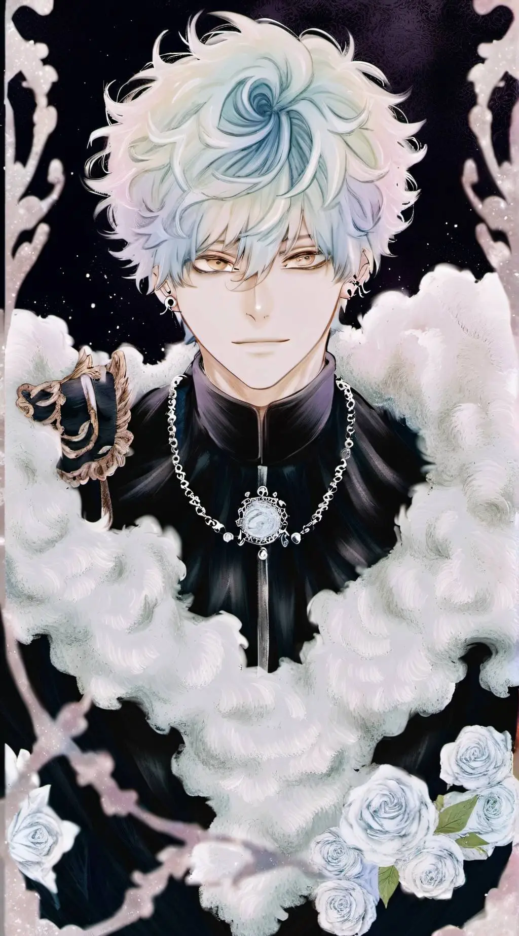 ai character: dabi. LOV background