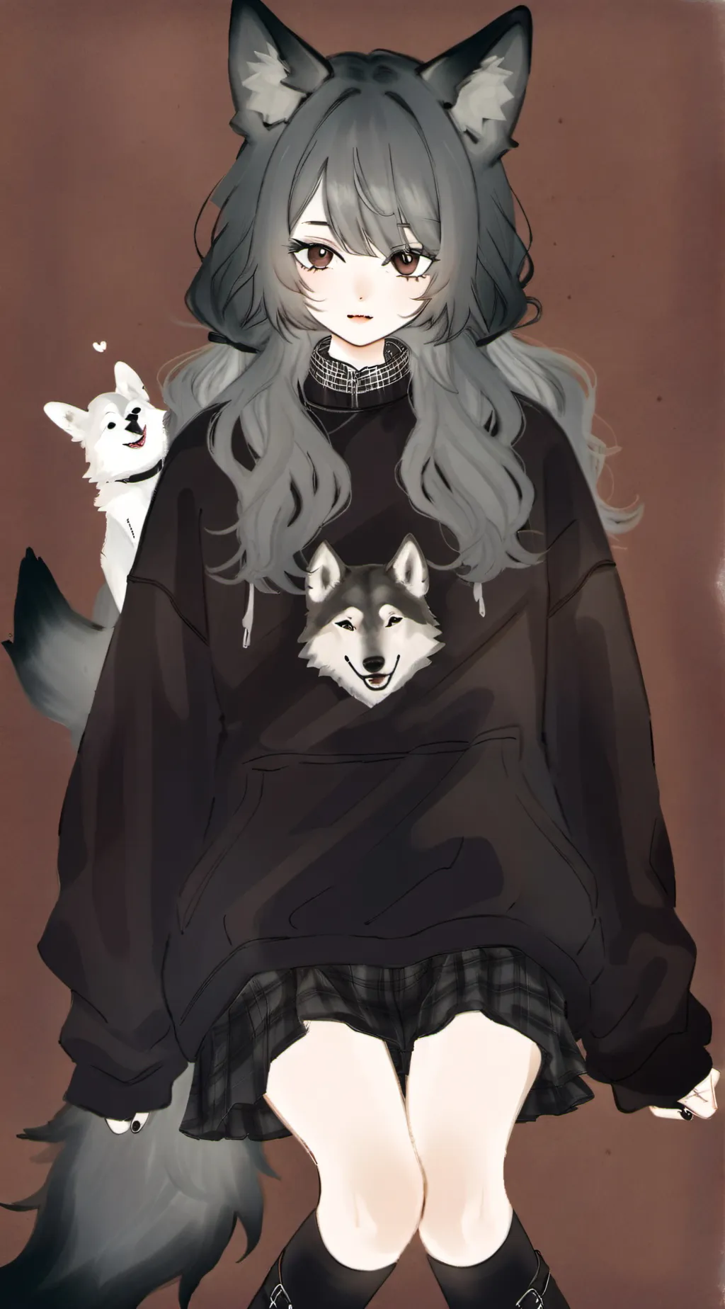 ai character: alpha (my OC) background