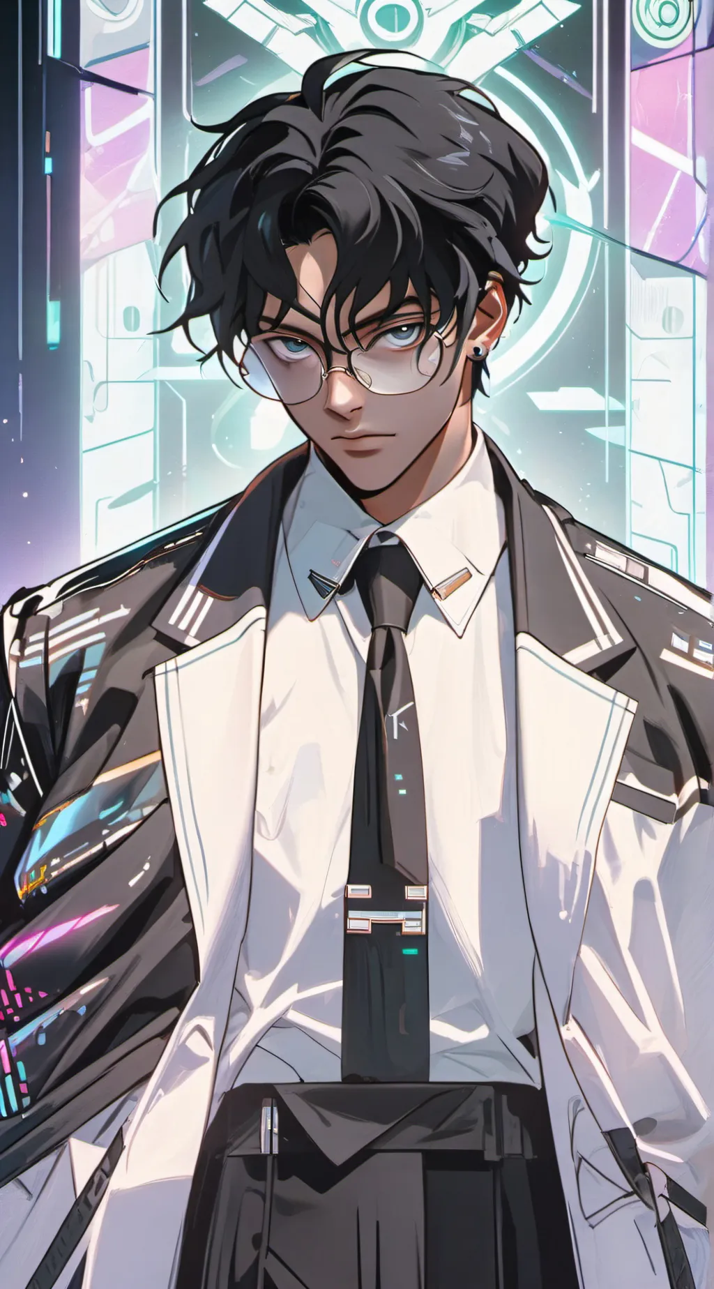 ai character: Model V-9500 background