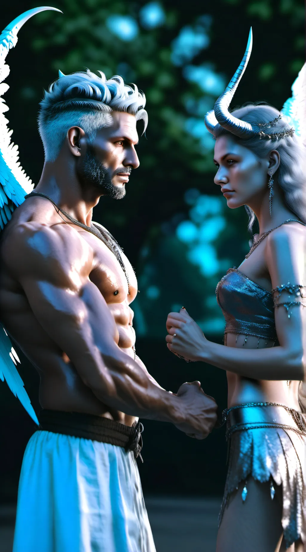 ai character: money or love background